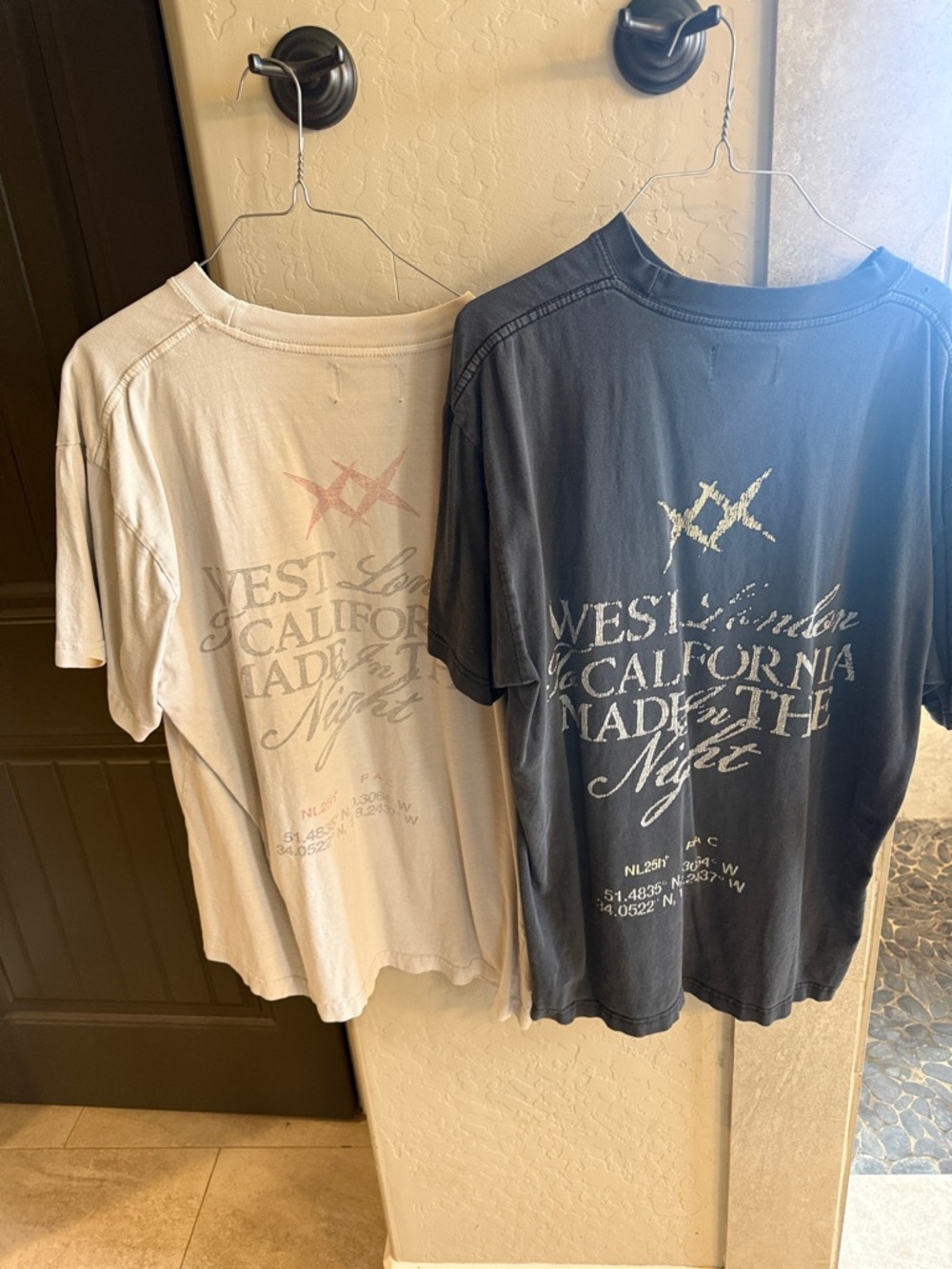 PacSun White and Black Graphic Short Sleeve Tee Duo